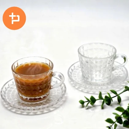 ست فنجان و نعلبکی چای خوری طرحدار