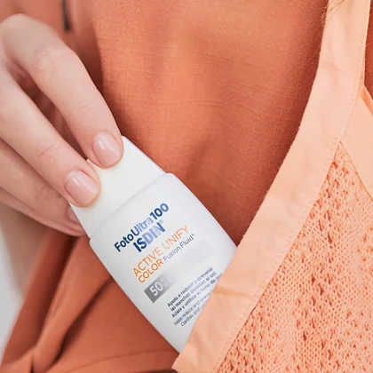 فلوئید ضد آفتاب رنگی ایزدین ISDIN اکتیو یونیفای با SPF100 و حجم 50ml