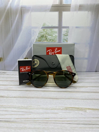 عینک آفتابی ری‌بن RB2180 فریم گرد استات، عدسی کریستال و دسته سیم‌کشی با محافظت UV400