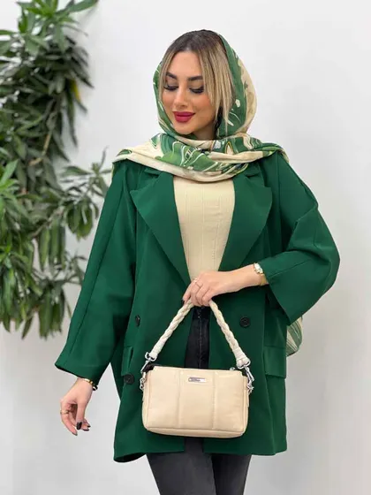 مانتو چهاردکمه دو جیب