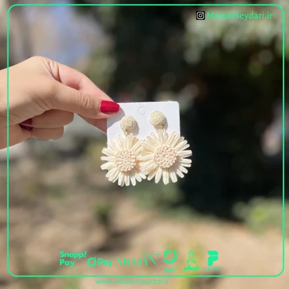 گوشواره حصیری بهار و تابستان کد gh1003