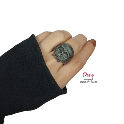 انگشتر مدل اسکلت/ جمجمه vintage