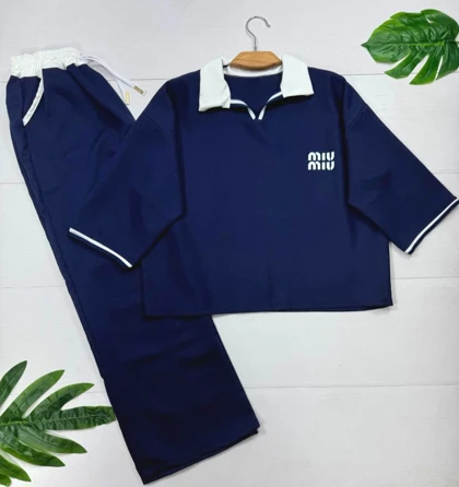 ست تیشرت شلوار اورجینال میومیو (miu miu)