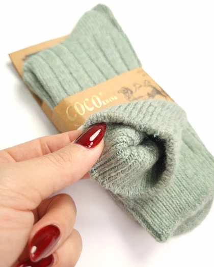 جوراب زنانه ساق‌دار پشمی Coco