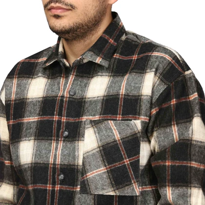 پیراهن پشمی ضخیم مردانه مدل 6203870