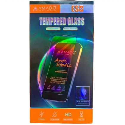 گلس آیفون 13 و آیفون 14 آمادو AMADO مدل Anti-Static