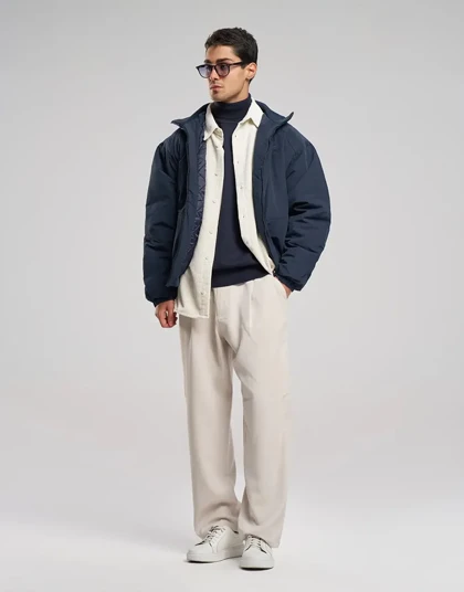 اور سایز یقه ایستاده