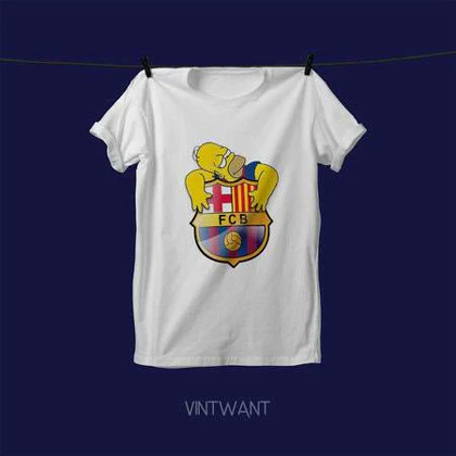 تیشرت طرح I LOVE BARCELONA