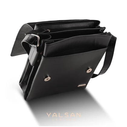 کیف دوشی مردانه چرم یلسان مدل رادمان کد 044-GC