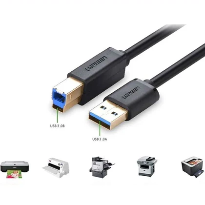 کابل پرینتر USB 3.0 یوگرین UGreen مدل US210-30753 یک متری