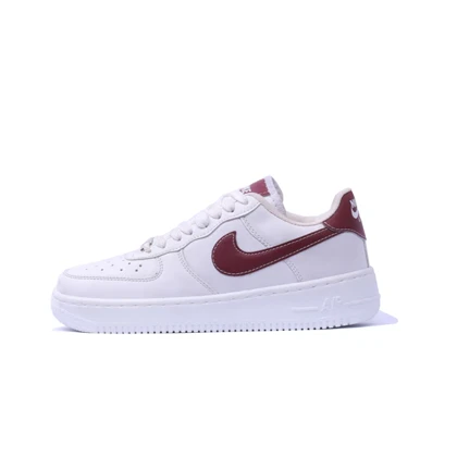 کتانی NIKE air force_سفید زرشکی کد 1320