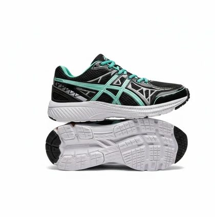 کفش کتانی اسیکس کایانو مشکی سبز کد 295086