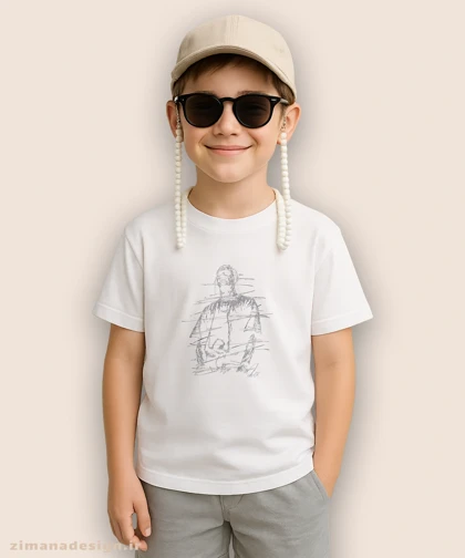 تیشرت بچگانه طرح تراویس اسکات کد 921