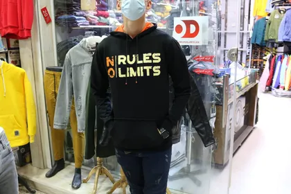 هودی مشکی NO RULES NO LIMITS