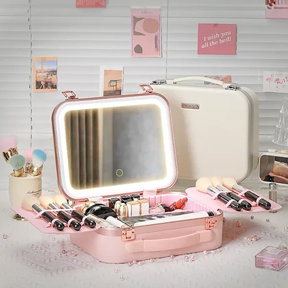 جعبه آرایشی قابل حمل گرین لاین مدل GREEN LION FEST MAKEUP BAG GNFSMAKBGWH