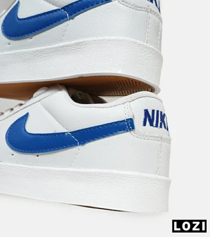 کفش نایک مردانه و زنانه سفید آبی Nike Blazer Low 77 مدل 5798