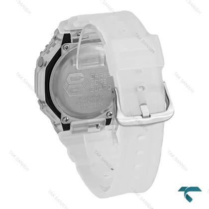 ساعت کاسیو GA2100 مردانه شیشه ای صفحه نقره ای GShock-8723-G