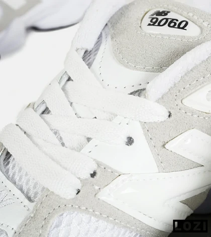 کفش کتانی مردانه و زنانه سفید طوسی NEW BALANCE 9060