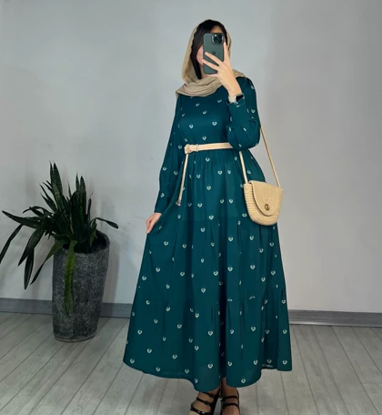 پیراهن مانتویی لاله 1