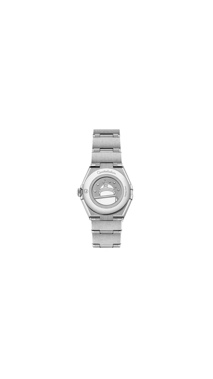 ساعت امگا کانسلیشن زنانه نقره ای ایندکس نگین Omega Constellation silver Silver