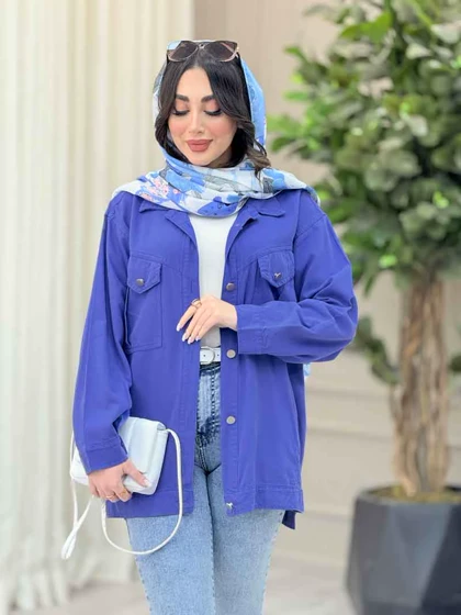 مانتو کتان چهارجیب لیدا