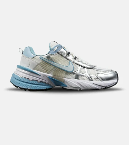 کفش کتانی مردانه و زنانه سفید آبی Nike Cushlon V2K مدل 8580