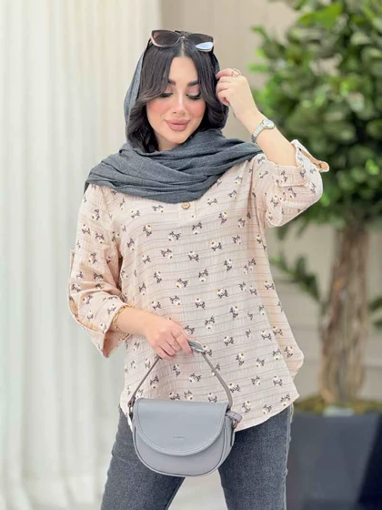 شومیز طرح گل بابونه