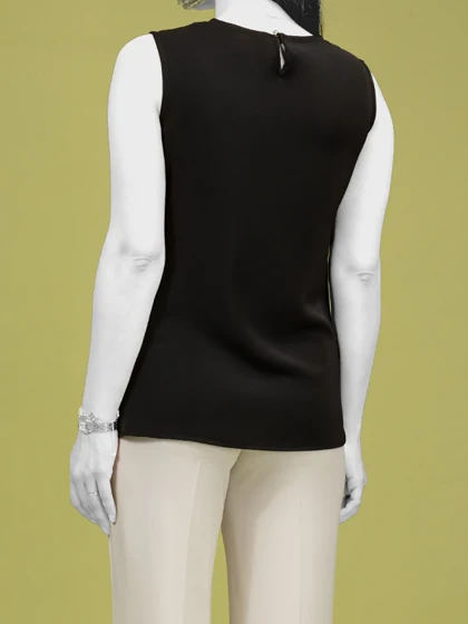 تاپ زنانه مجلسی کرپ گیپوردار هستی