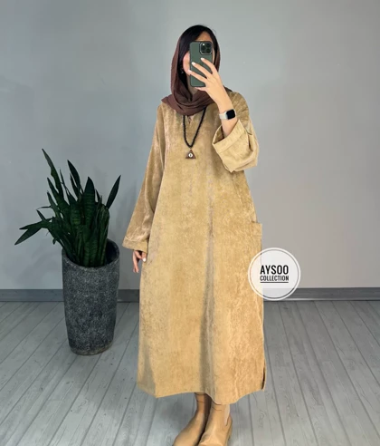 پیراهن مانتویی آرشیدا