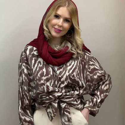 شومیز آبرنگی پری