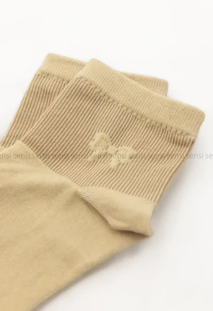 جوراب پاپیون نیم ساق پنبه کد1004923