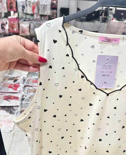 تاپ شلوارک بیگ سایز sexen کد 12836