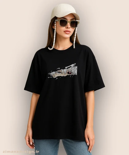 تیشرت لش مردانه و زنانه طرح توکیو غول شخصیت کانکی کد 918