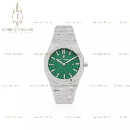 ساعت مچی اودمار پیگه سیلور صفحه سبز Audemars Piguet