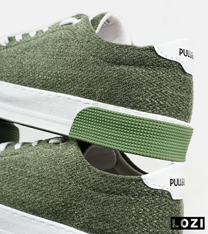 کفش کتانی مردانه سبز سفید PULL & BEAR