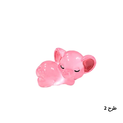 مجسمه شب تاب مدل فیل بزرگ صورتی