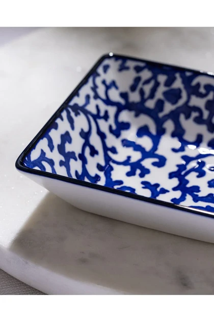 بشقاب سرو Madame Coco مدل Reve Bleu Freya Bone China