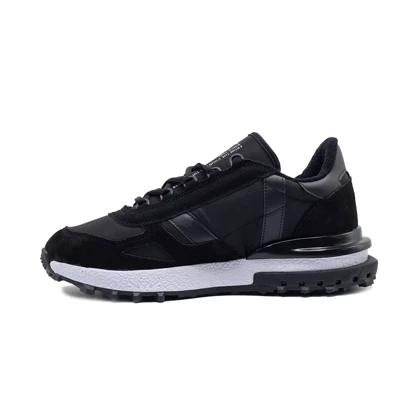 کفش و کتانی مردانه چرم طبیعی مدل لاگوست LACOSTE رنگ مشکی کد 43330