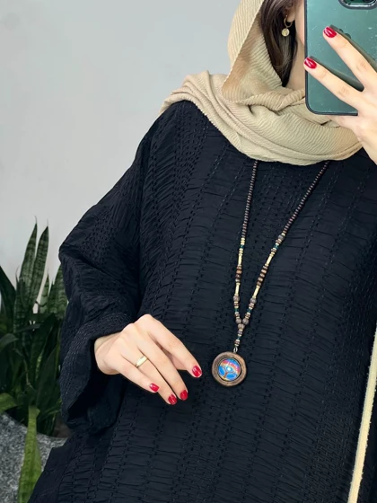 مانتو کفتان بلند کوک دوزی نیایش