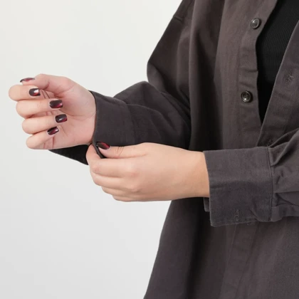 شومیز زنانه ساده کتان کد 119