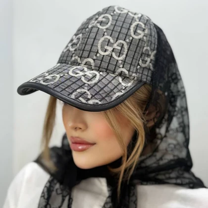 کلاه بیسبالی گوچی طرح بزرگ