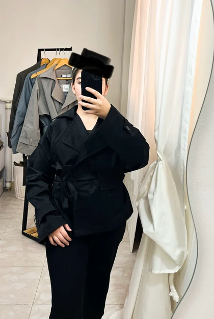 ترنچ کت آستردار زنانه مدل zara