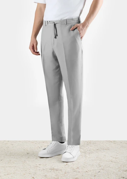 شلوار پارچه ای کمربند دار 2422506