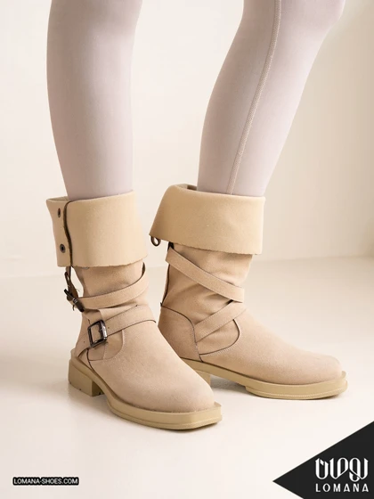 بوت بلند دکمه‌ای لومانا - کد 2664