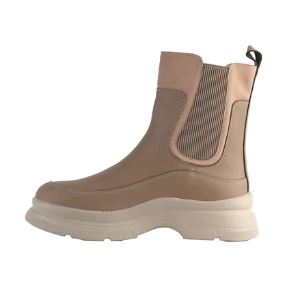 نیم بوت دوبرکش مدل کاون_کرم کد 8810