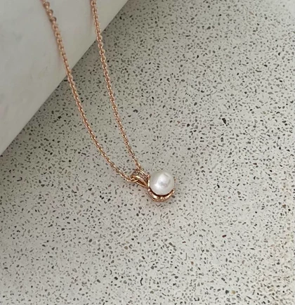 گردنبند تاج و مروارید ژوپینگ