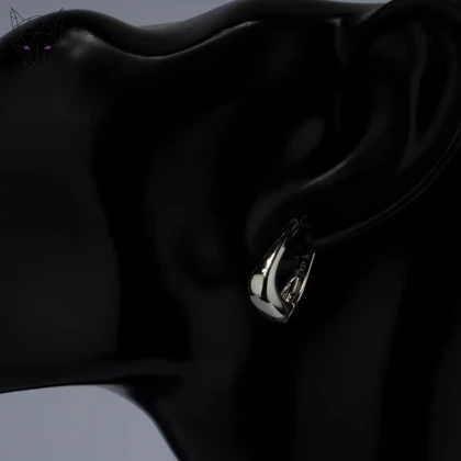 گوشواره مینیمال فراکتال سیلور ژوپینگ