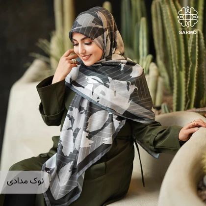 روسری نخ پنبه گلاره