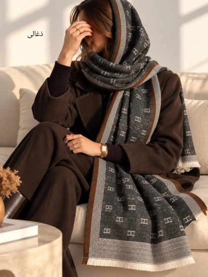 شال موهر پشمی هرمس