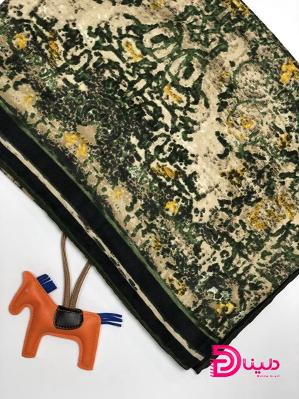 روسری نخی پاییزه نقشینه فرش